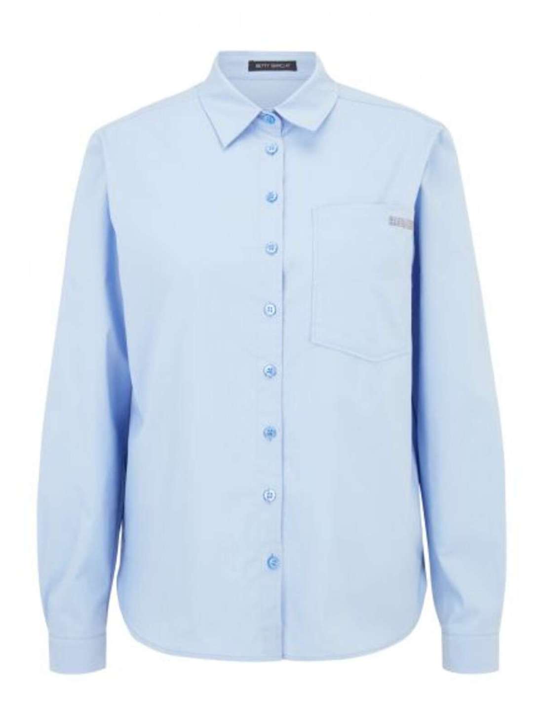 Блузка-рубашка с воротником