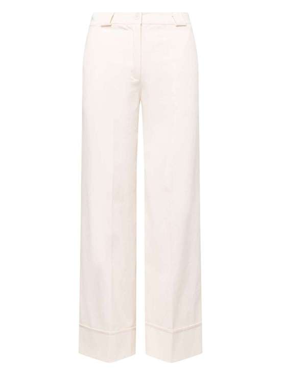 Широкие брюки со складками 3UI005