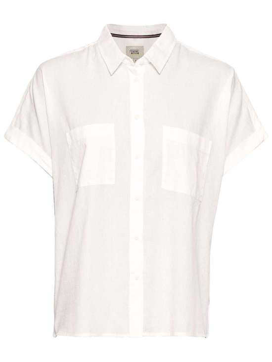 Блузка с половиной рукава из хлопка