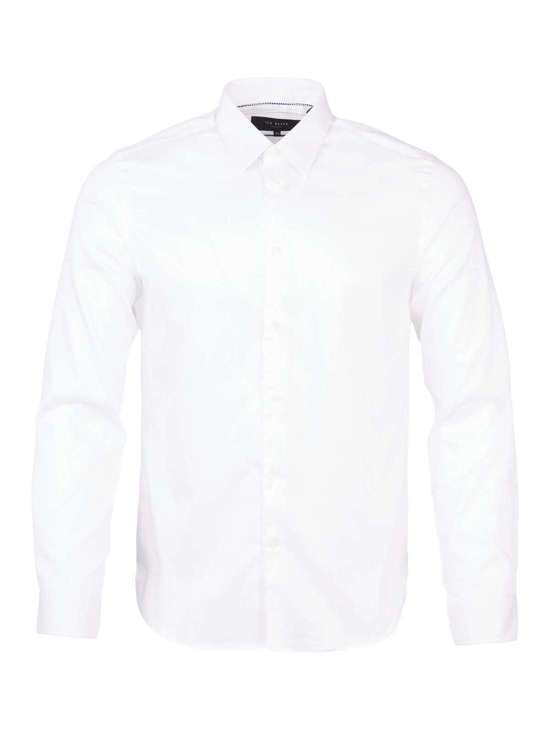 Деловая рубашка узкого кроя