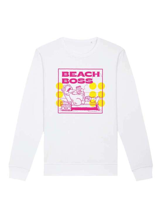 Свитшот Sesamstraße Bibo Beach Boss