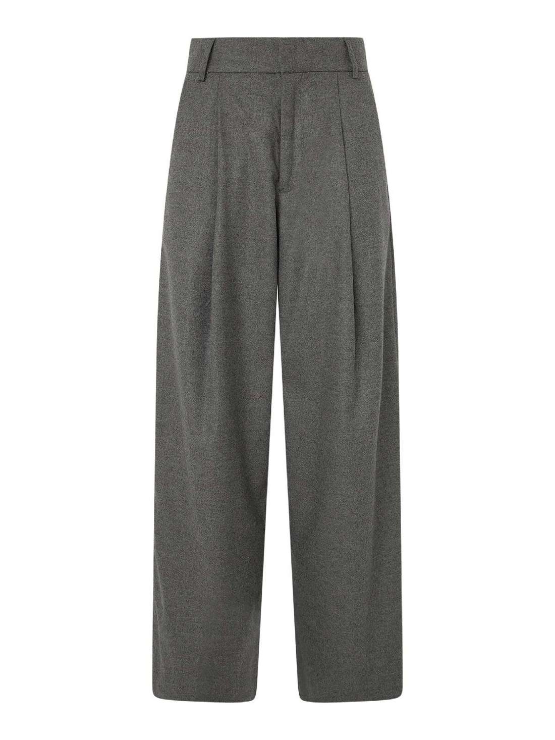 Широкие брюки со складками DEMI