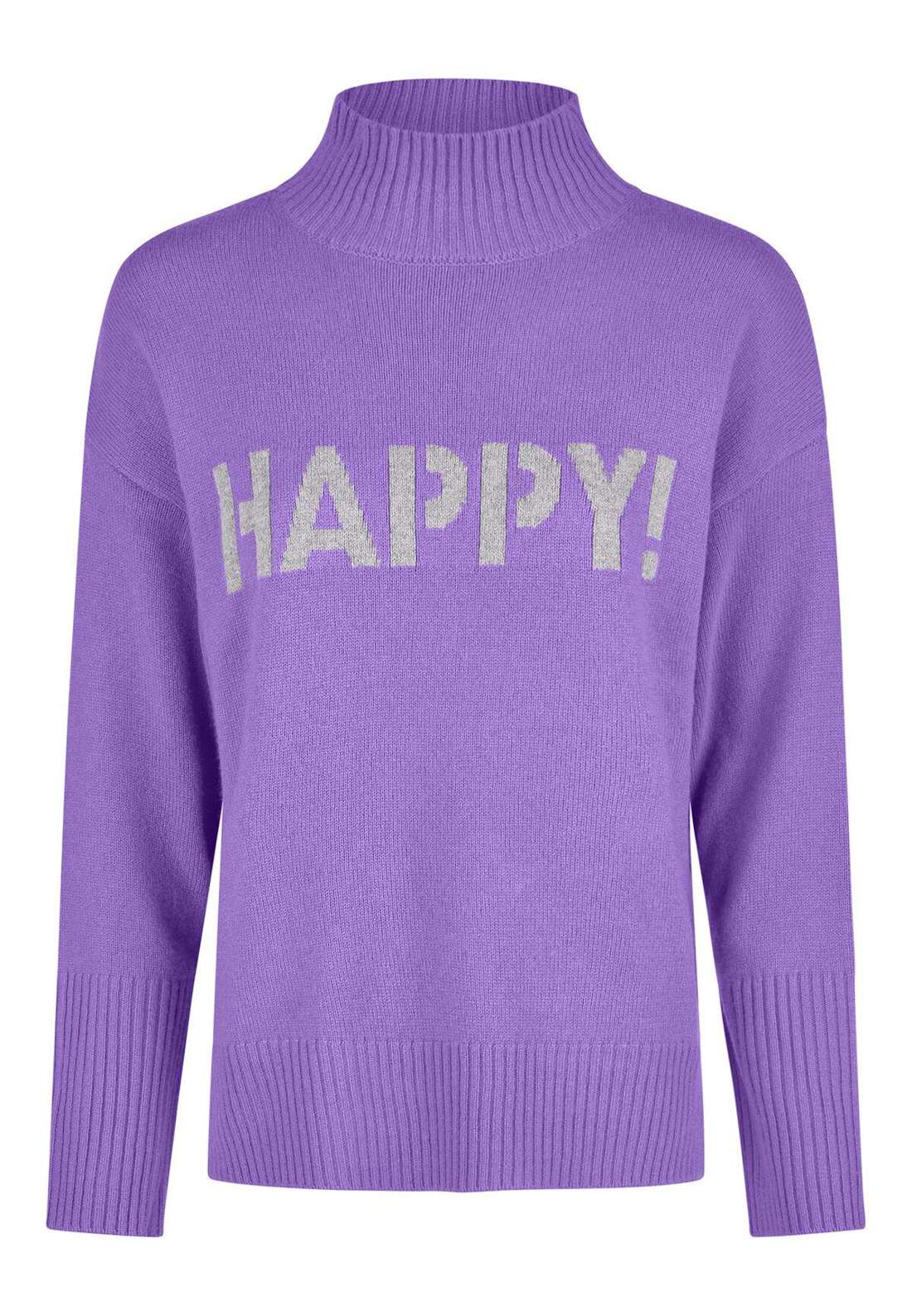 Пуловер с воротником-стойкой