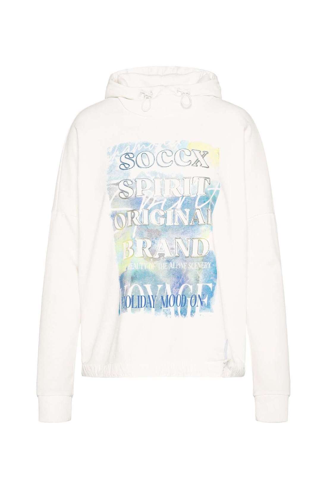 Толстовка с капюшоном и принтом