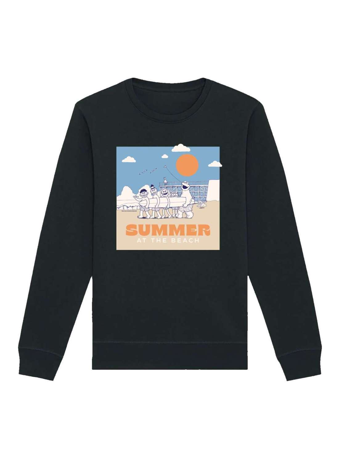 Свитшот Sesamstraße Summer at the Beach