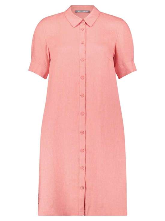 Повседневное платье с воротником