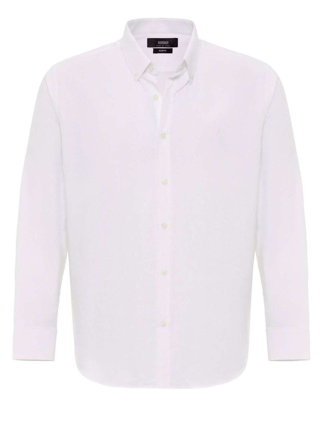 Деловая рубашка комфортного кроя