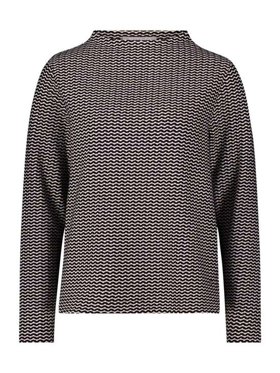 Повседневная рубашка с волнистой структурой