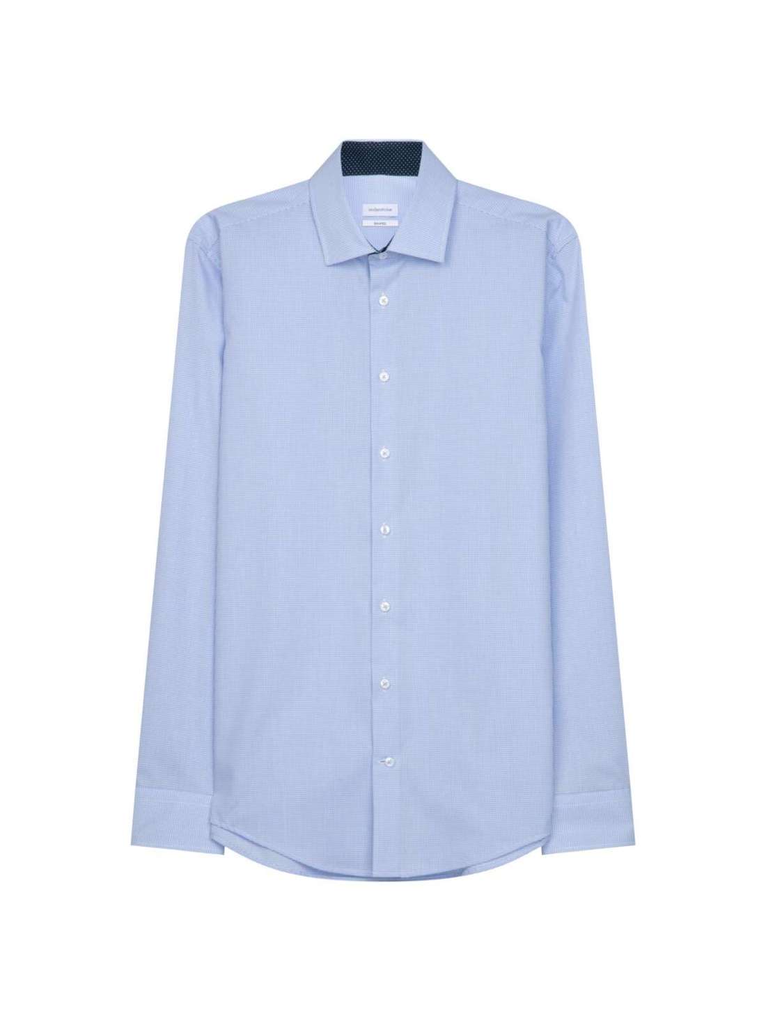 Деловая рубашка узкого кроя