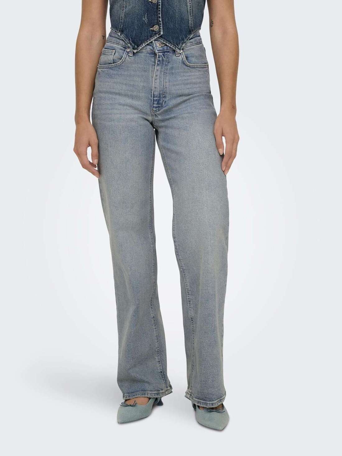 Широкие джинсы JUICY