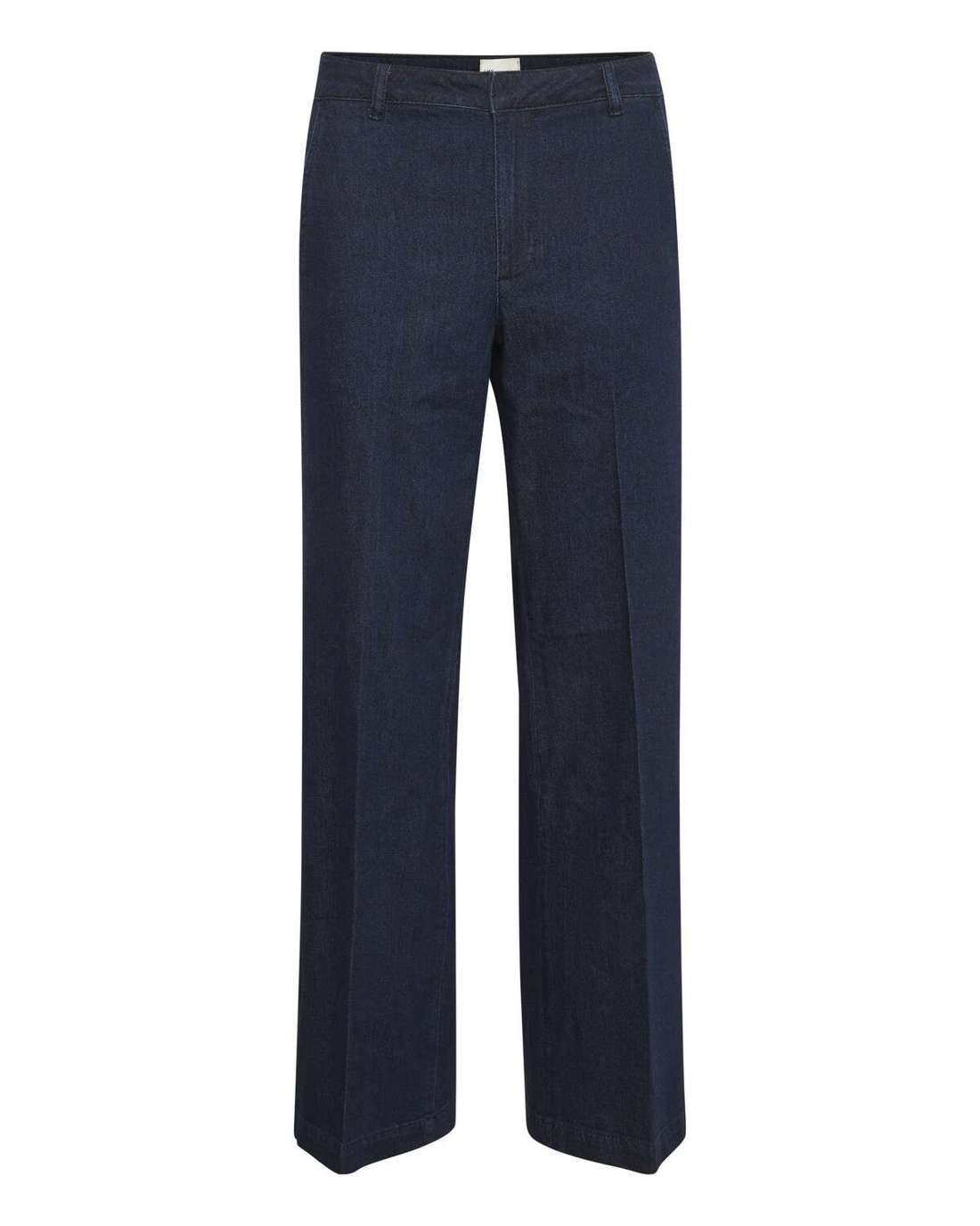 Широкие брюки со складками