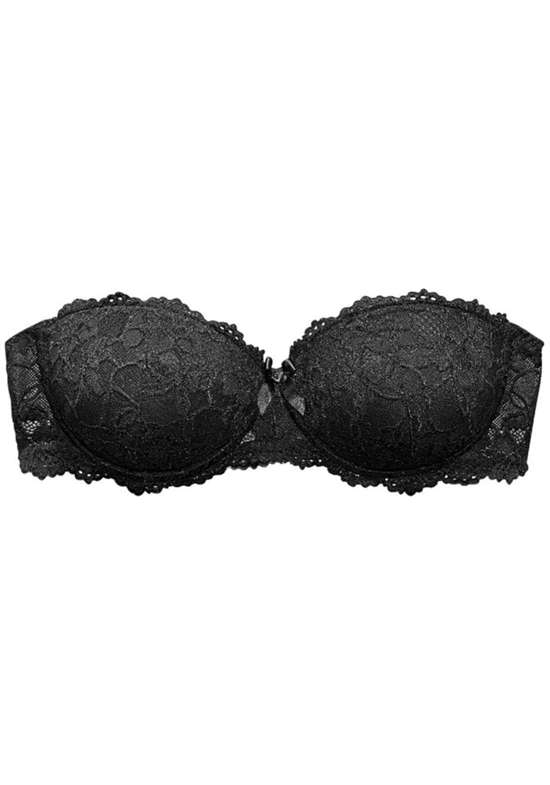 Классический бюстгальтер-балконет пуш-ап