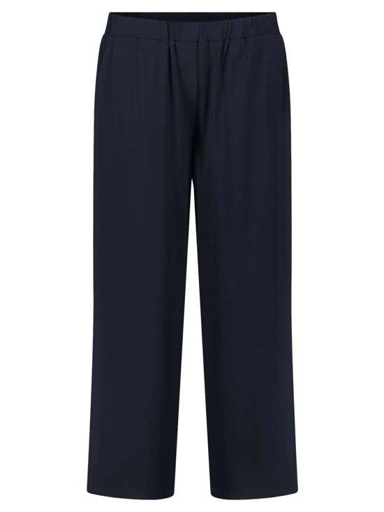 Свободные брюки-кюлоты с эластичным поясом