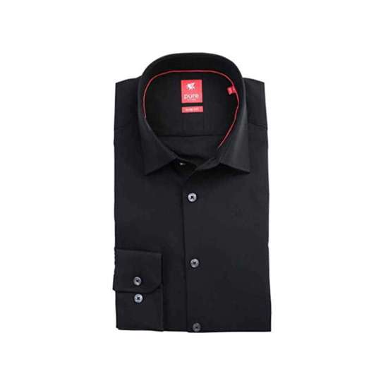 Деловая рубашка стандартного кроя с длинными рукавами