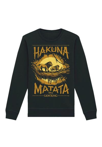 Свитшот Disney König der Löwen Hakuna Matata (GOTS)