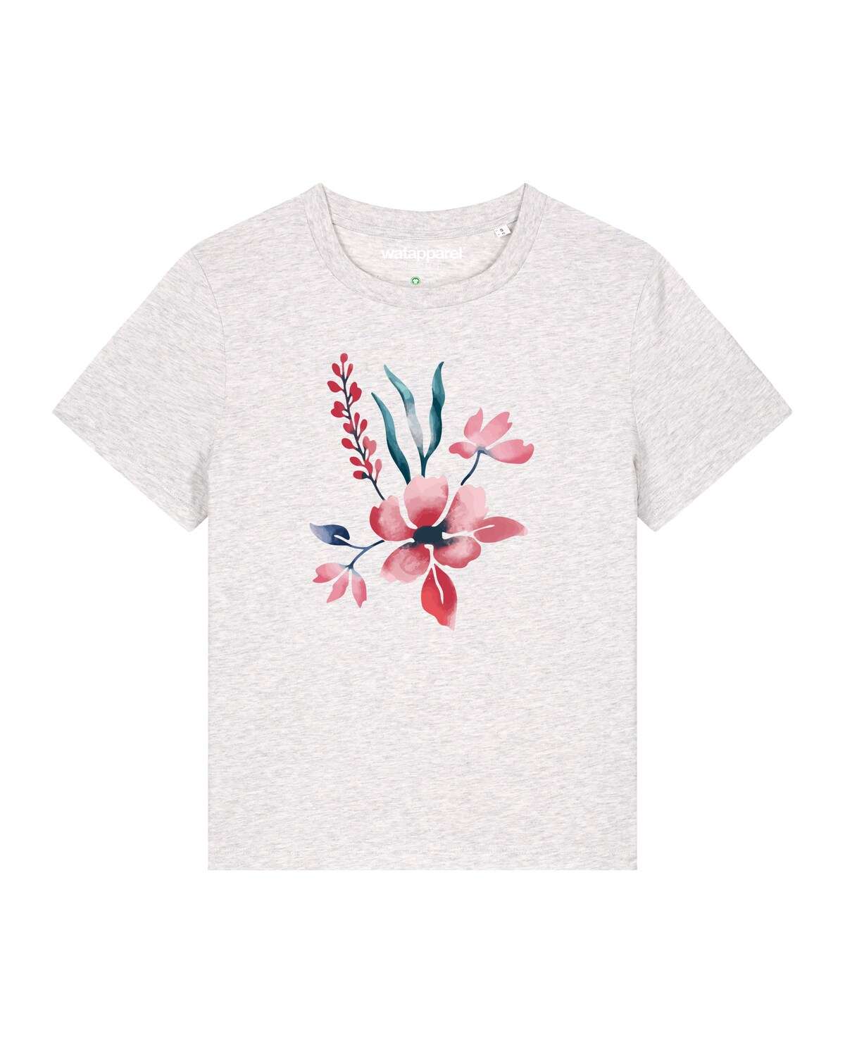 Футболка Blume in Wasserfarbe (GOTS)