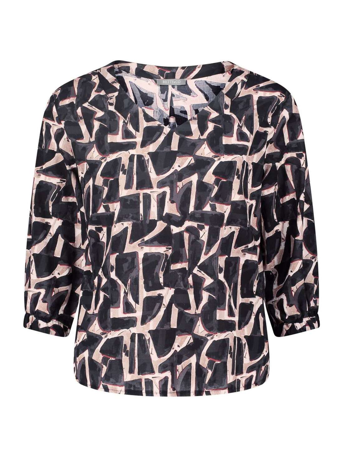 Блуза-слип с принтом