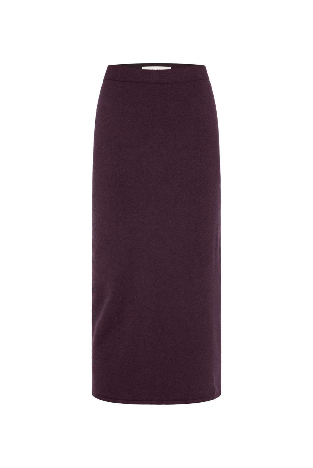 Длинная трикотажная юбка