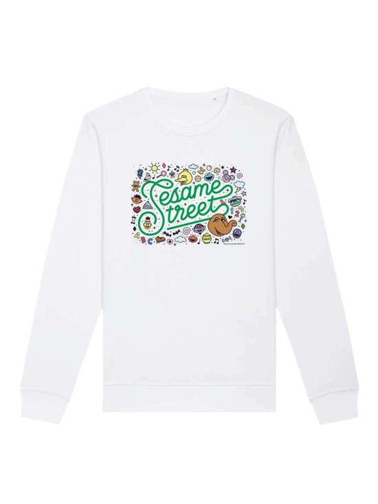 Свитшот Sesamstraße Collage Coloured