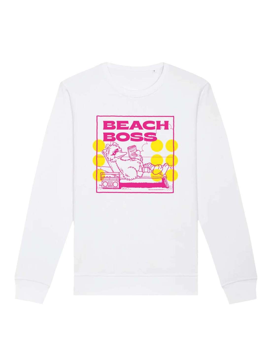Свитшот Sesamstraße Bibo Beach Boss