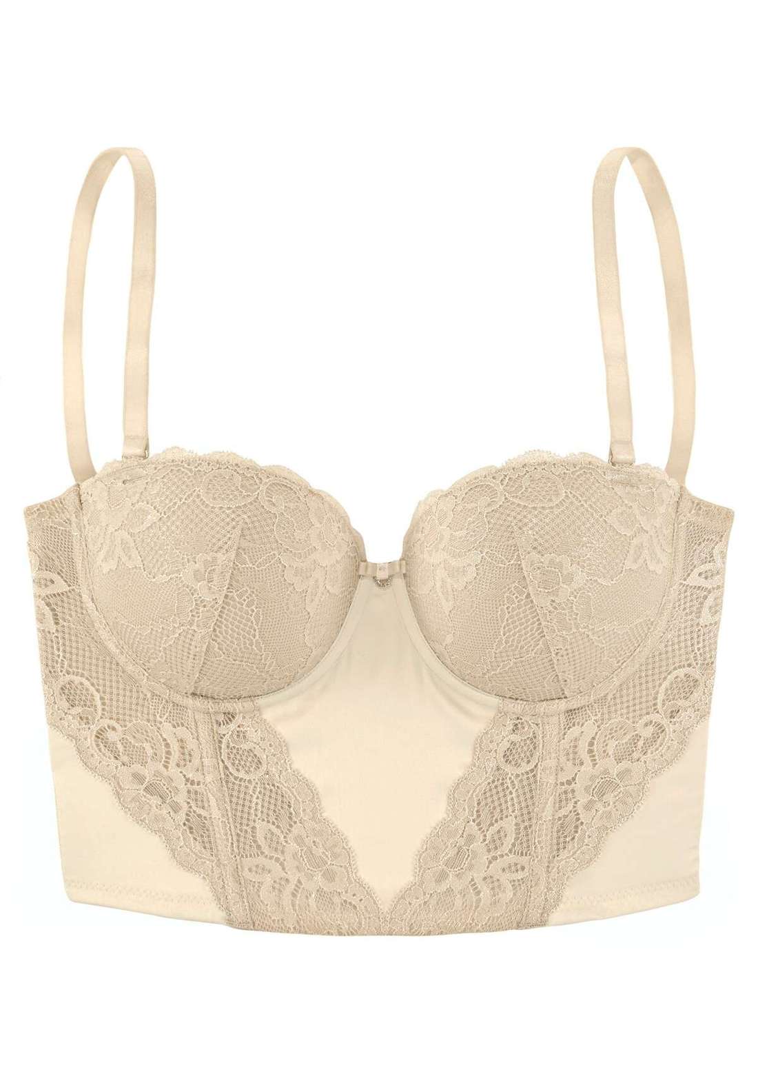 Бюстгальтер балконет удлиненный