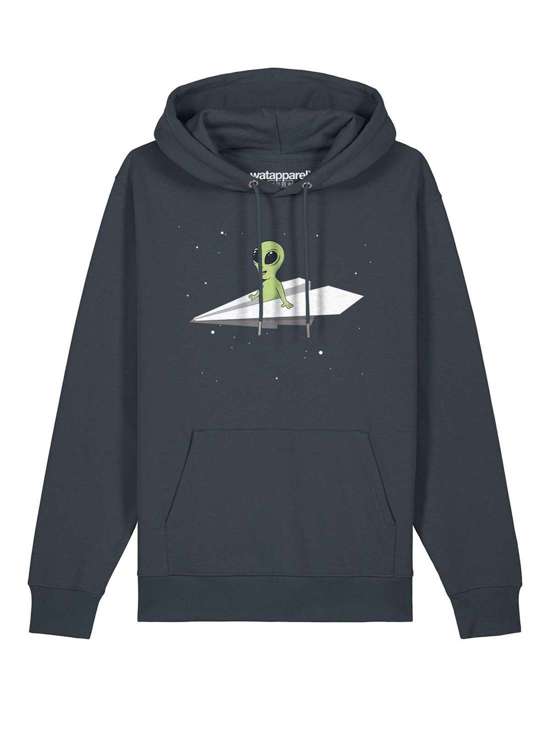 Свитшот Alien on a paper plane