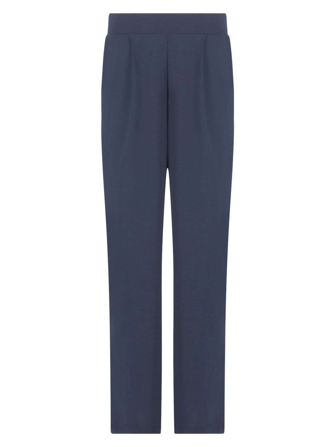 Брюки свободного кроя со складками