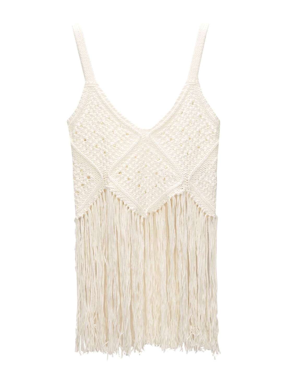 Вязаный топ