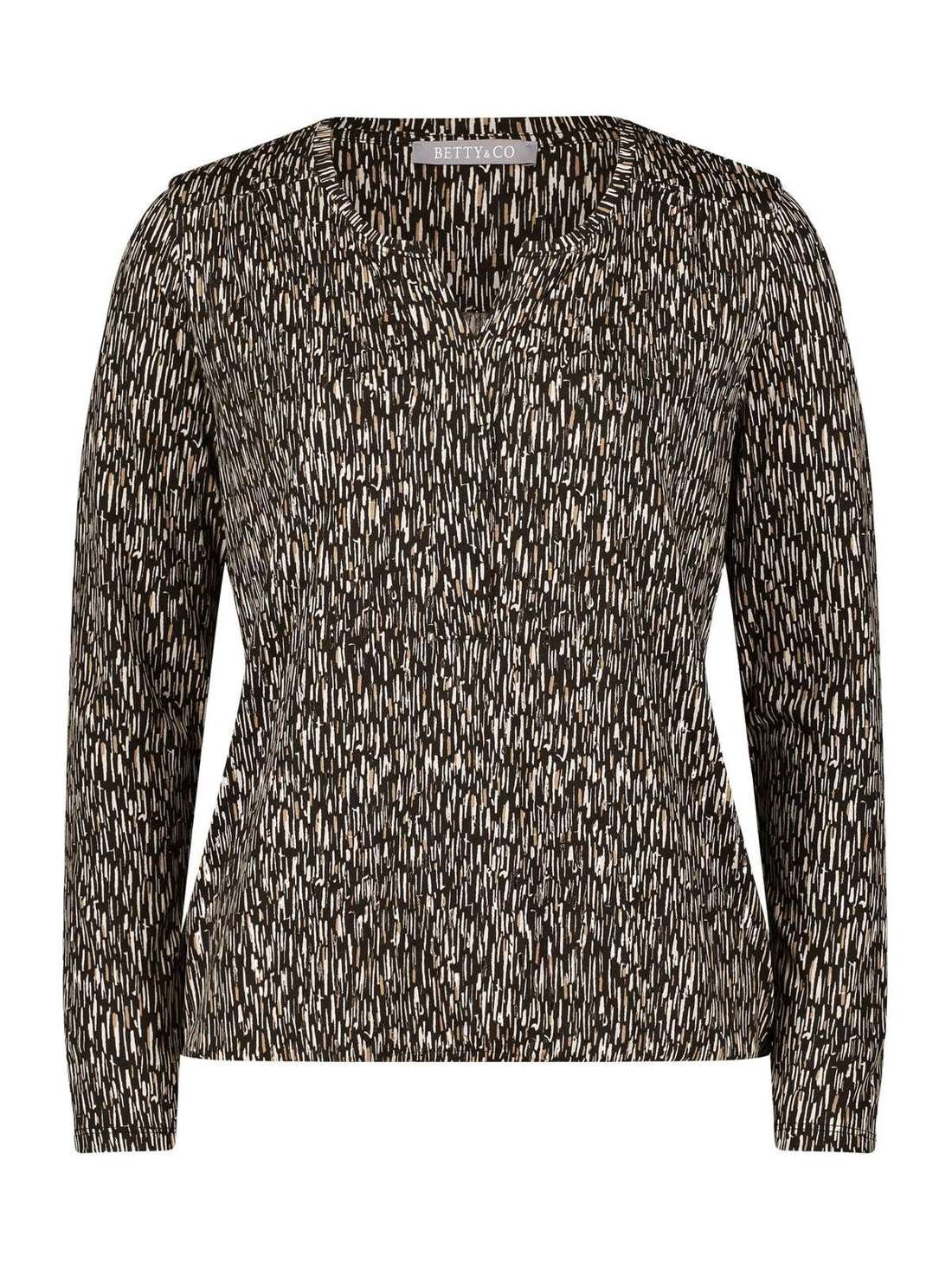 Блузка-рубашка на резинке