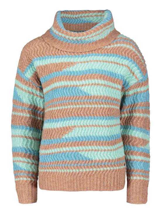 Вязаный свитер со структурой