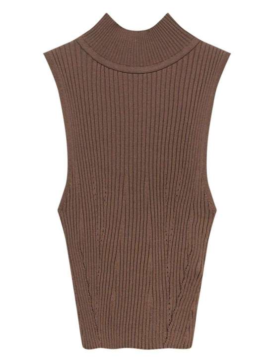 Вязаный топ