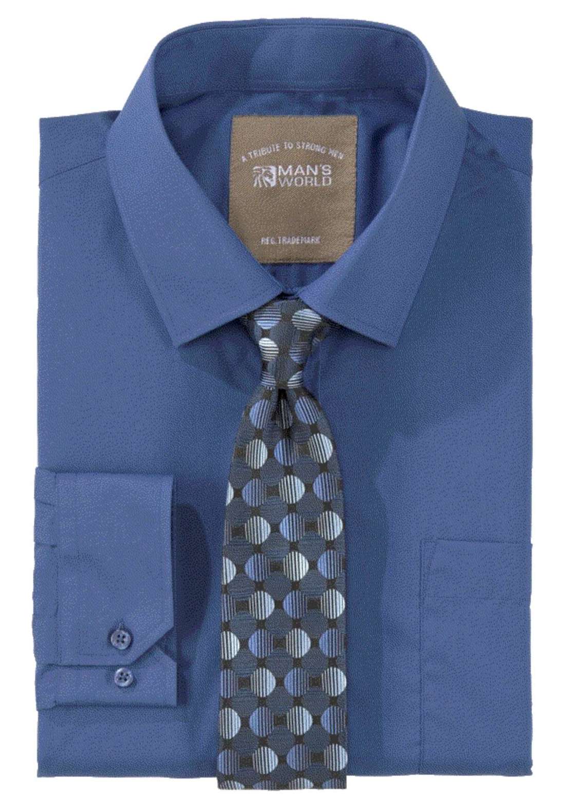 Деловая рубашка стандартного кроя