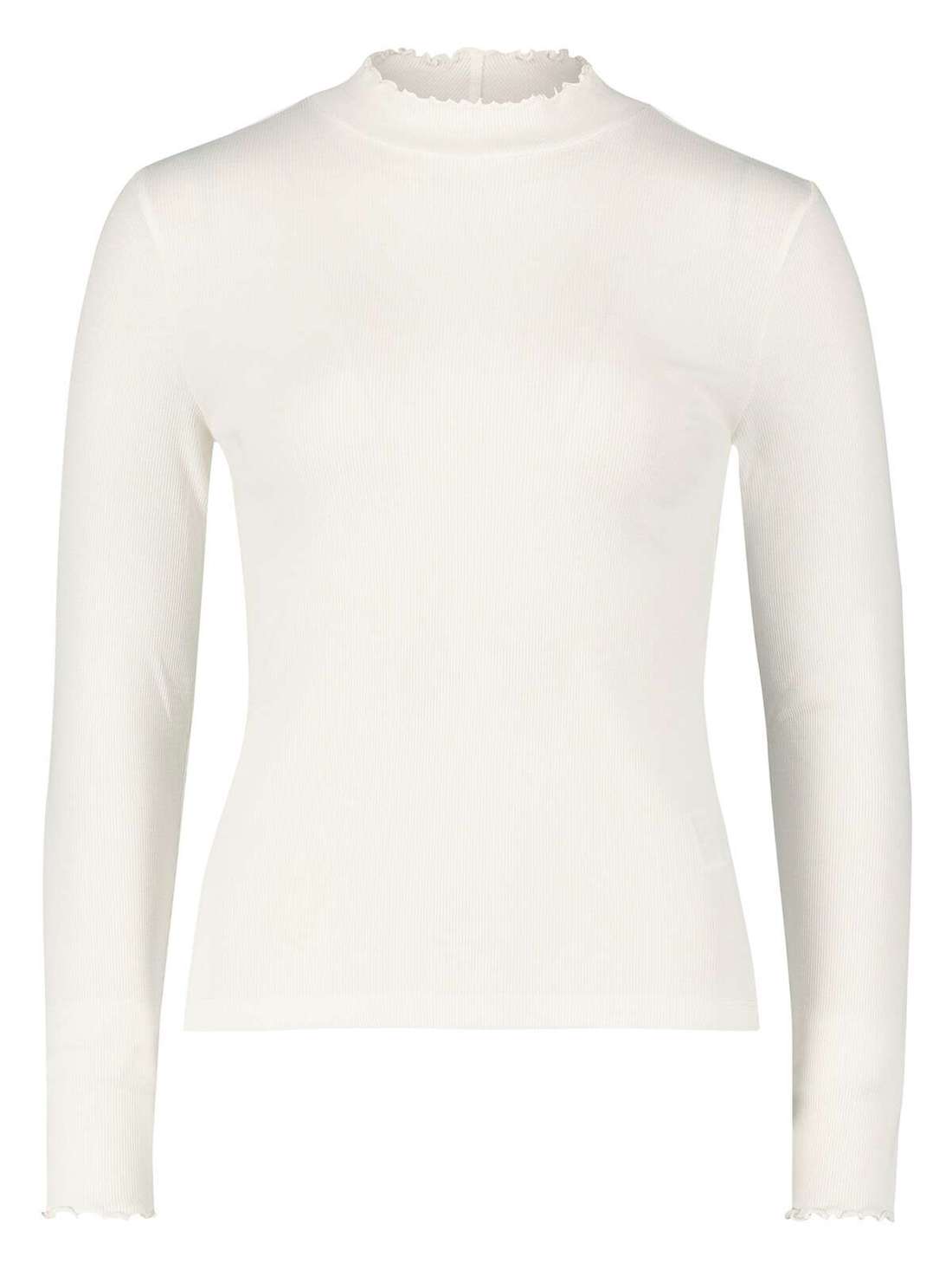 Рубашка с длинными рукавами и воротником стойкой