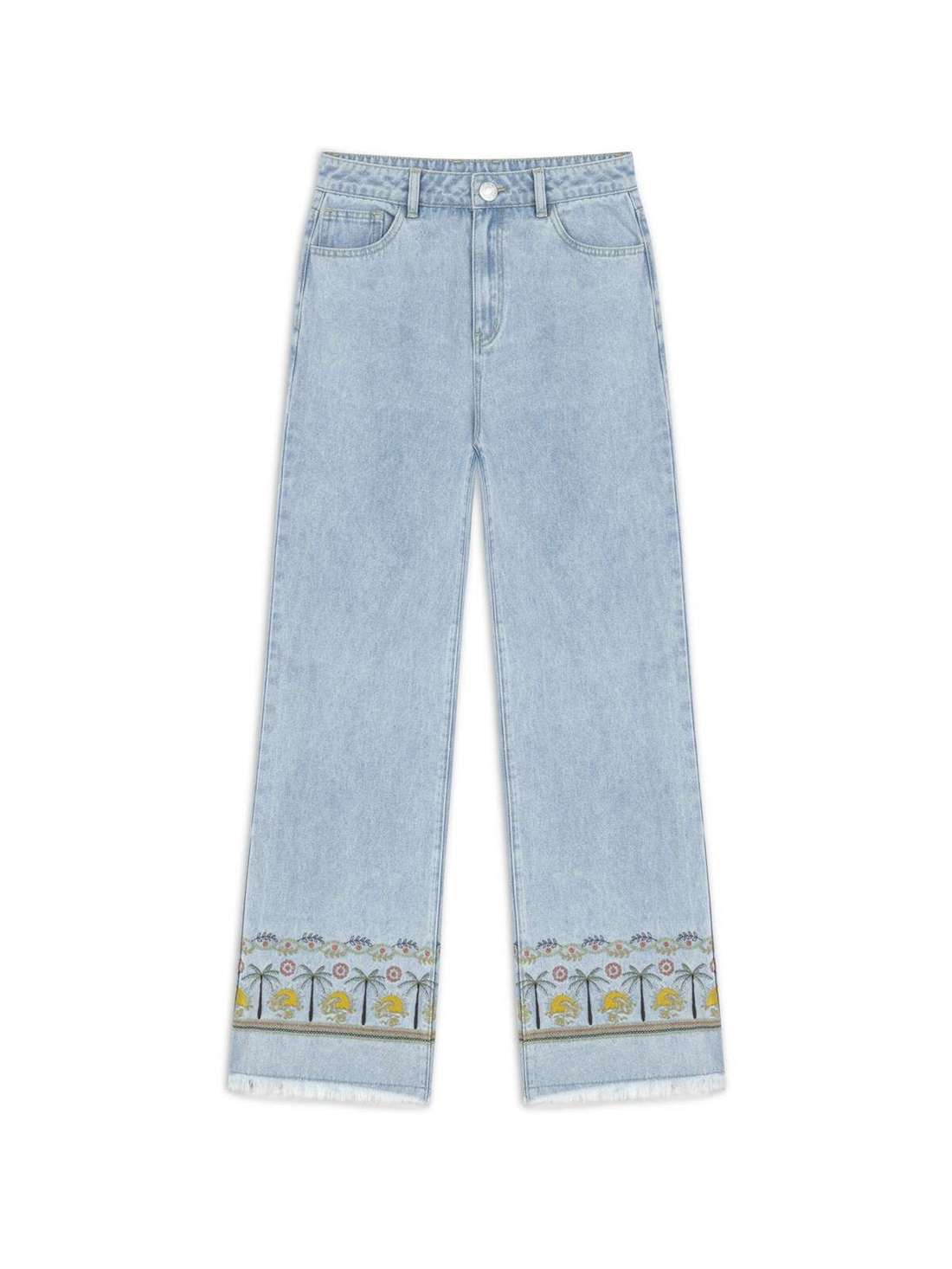 Широкие джинсы