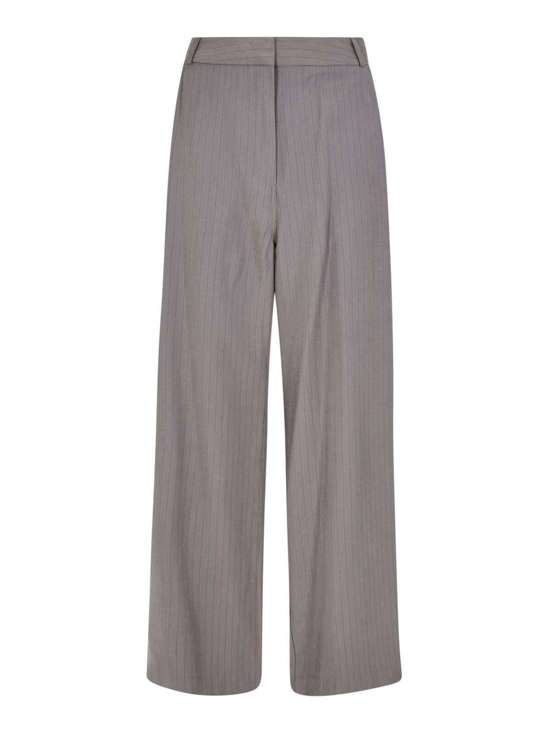 Широкие брюки в тонкую полоску