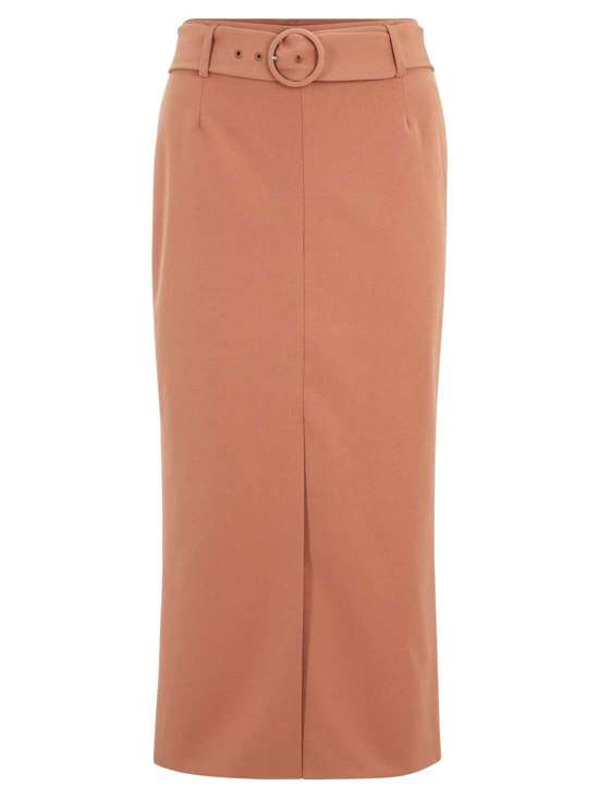 Юбка-миди с поясом
