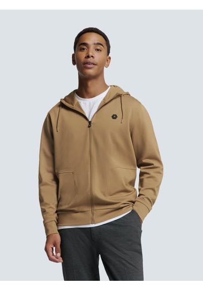 Свитера No Excess Kapuzenweste mit Reißverschluss