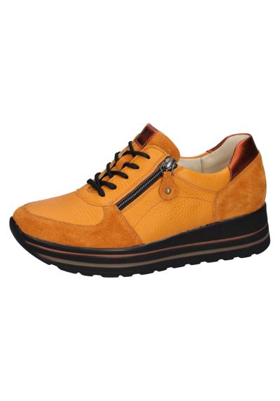 Кроссовки на танкетке, из смешанного материала, ширина H, повседневная обувь, полуботинки, туфли на шнуровке.