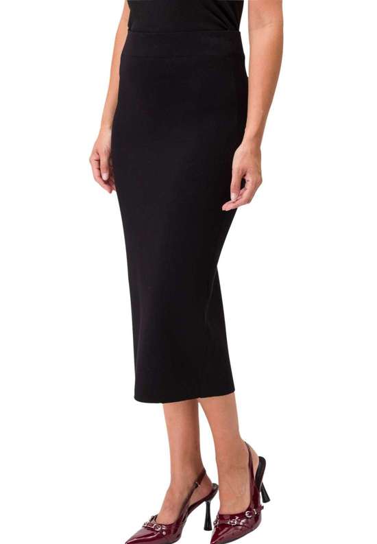 юбка-миди zero Strickrock mit Seitenschlitz