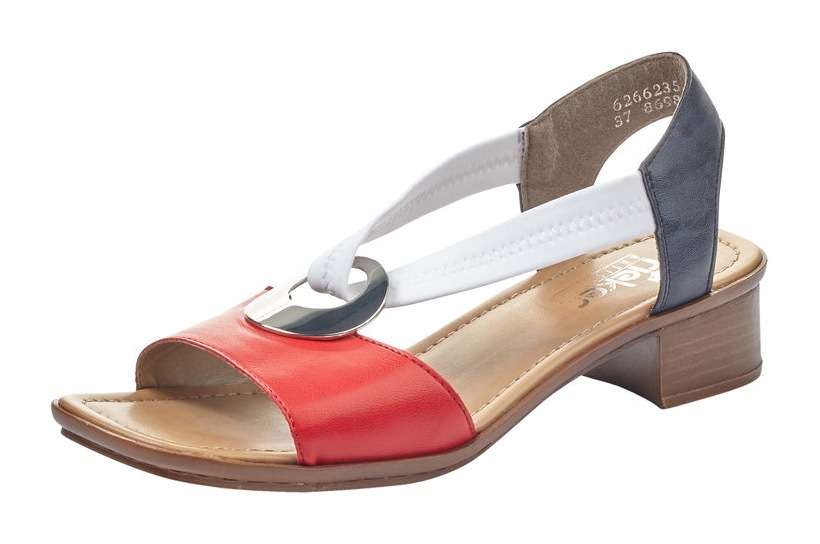 Сандалии, летние туфли, босоножки, на толстом каблуке, с эластичной лентой.