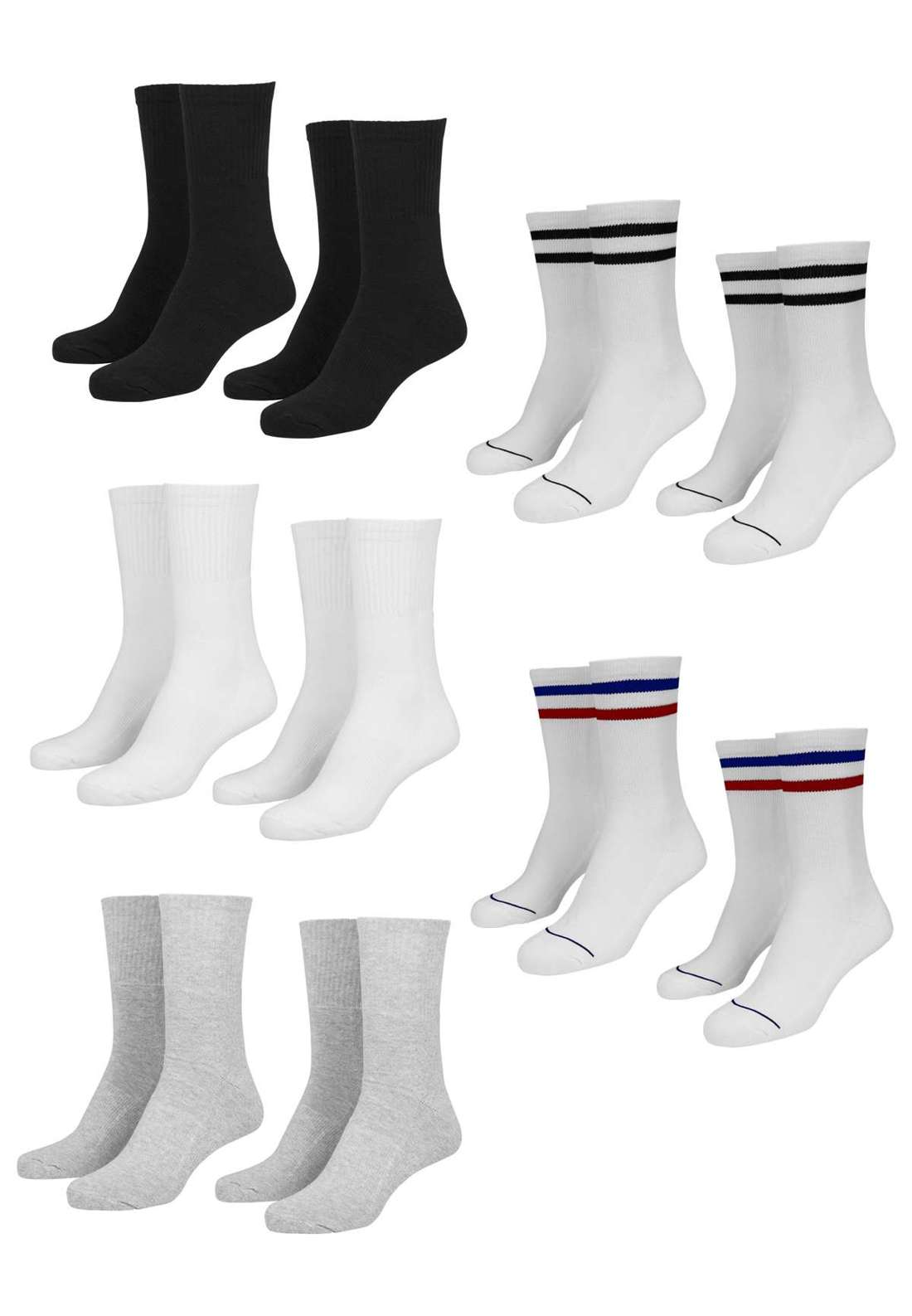 чулки Urban Classics Accessoires Sporty Socks 10-Pack