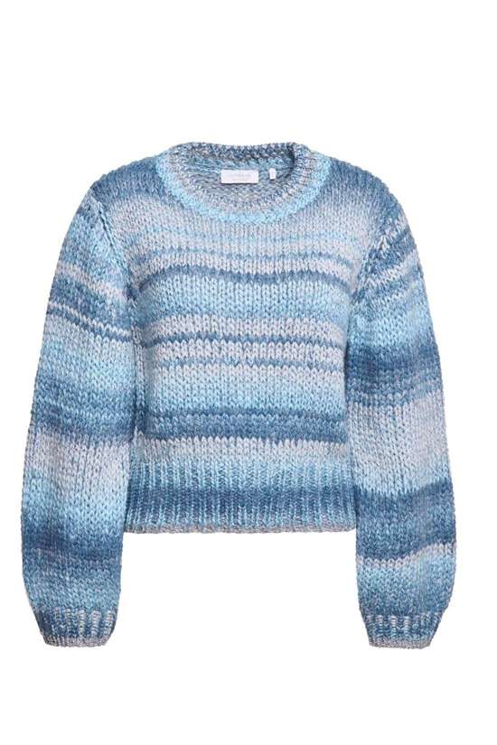 Свитер с круглым вырезом Fitted space dye pullover