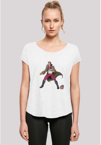 футболка Long Cut Shirt `Big Bang Theory Leonard Superhero`