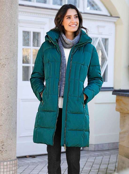 стеганое пальто