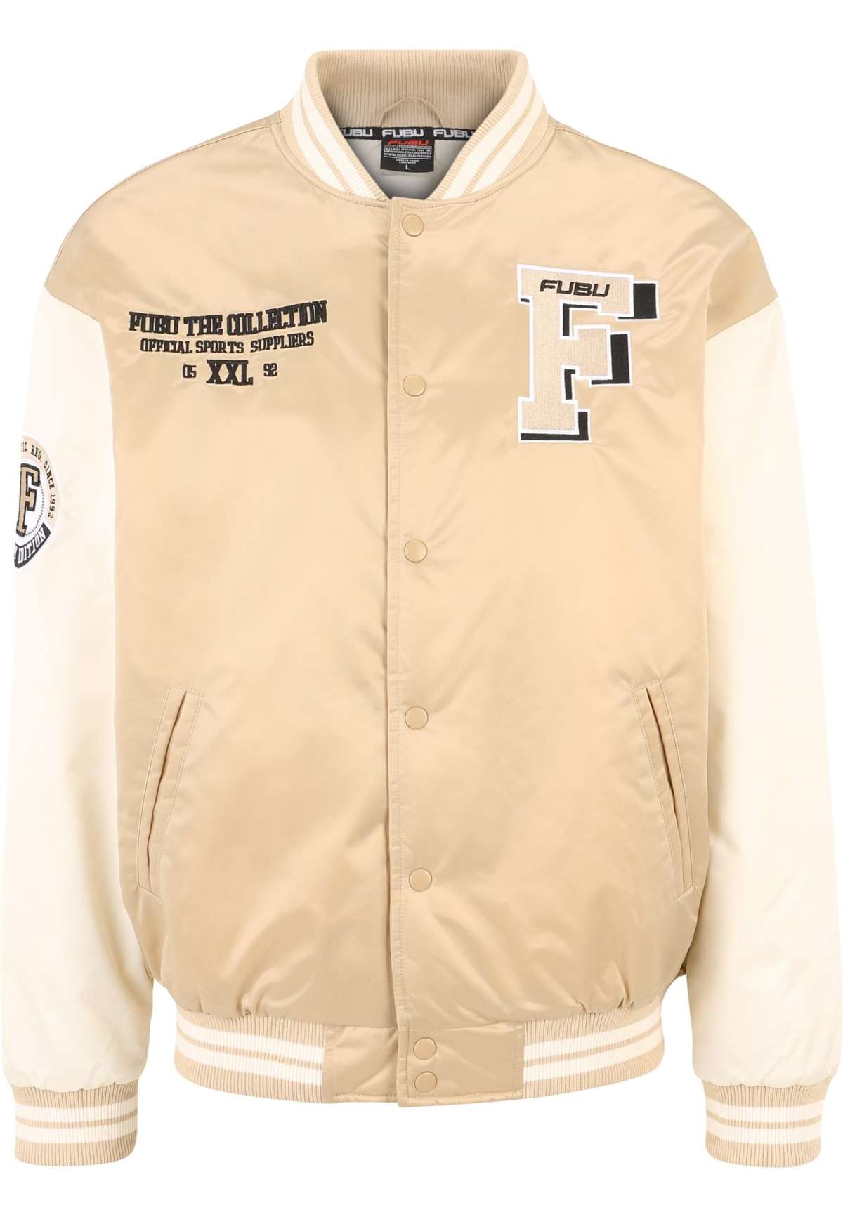 куртка колледжа Herren FM231-003-2 FUBU College Shiny Varsity Jacket