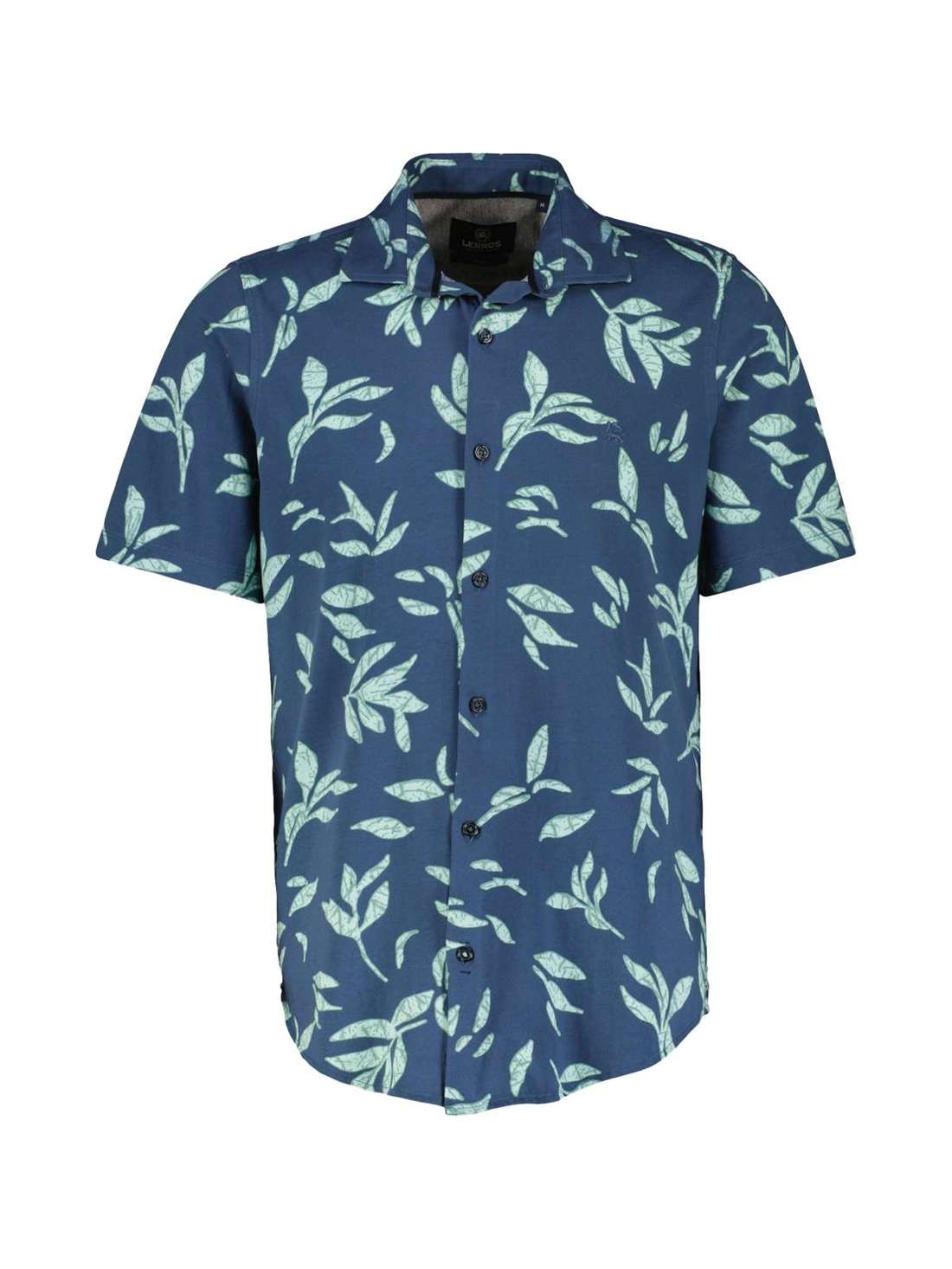 Рубашка с коротким рукавом LERROS Kurzarmhemd mit floralem Print