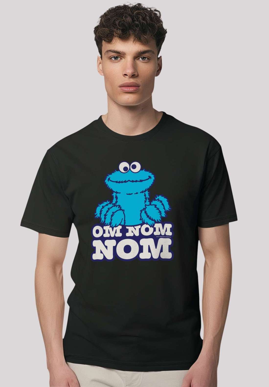 футболка Sesamstraße Cookie Monster Nom Nom