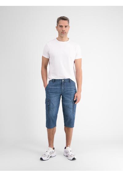 Бермуды LERROS Leichte Denim Long-Bermuda mit Stretchanteil
