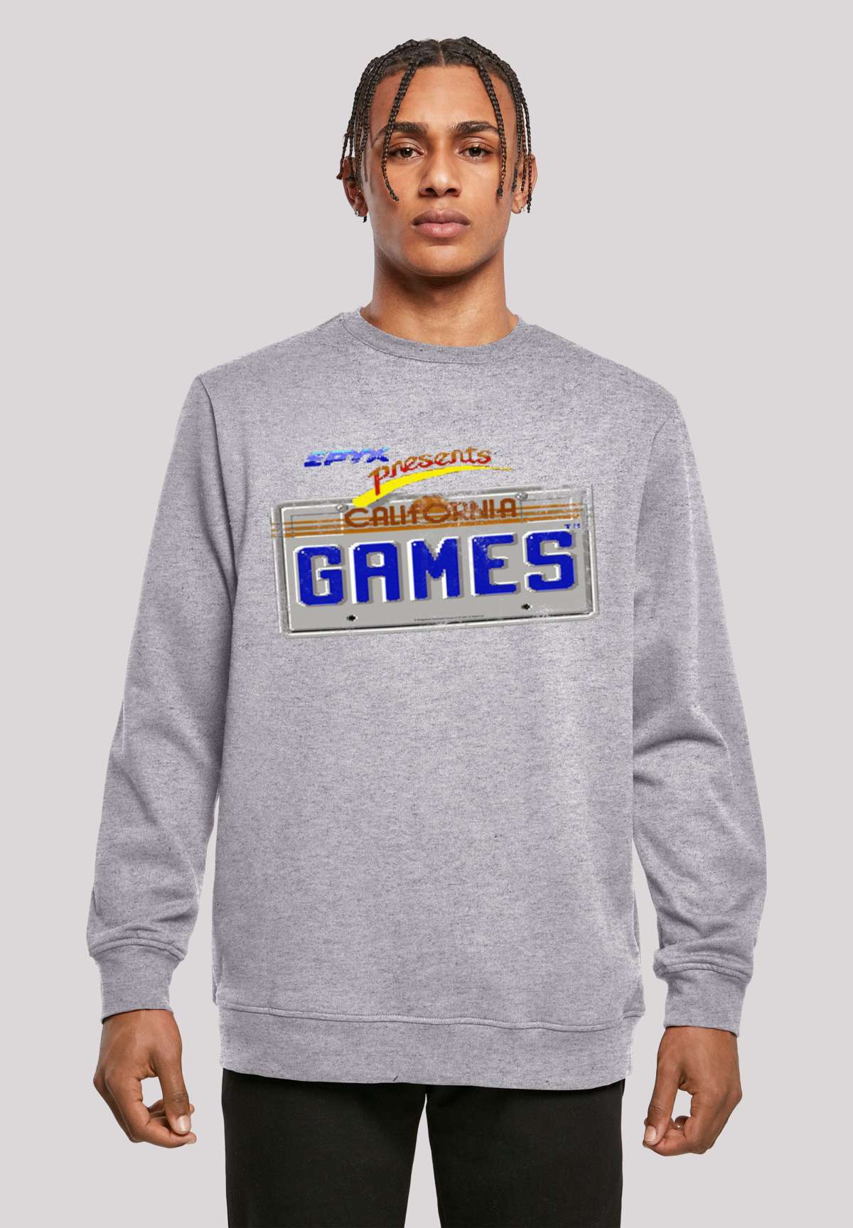 Толстовка с капюшоном Retro Gaming California Games Plate
