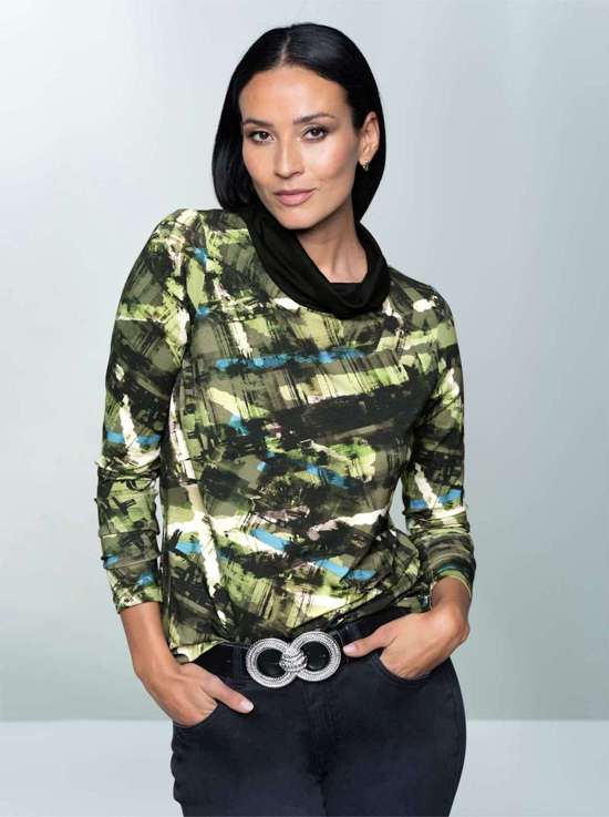 Рубашка с длинным рукавом Druck-Shirt